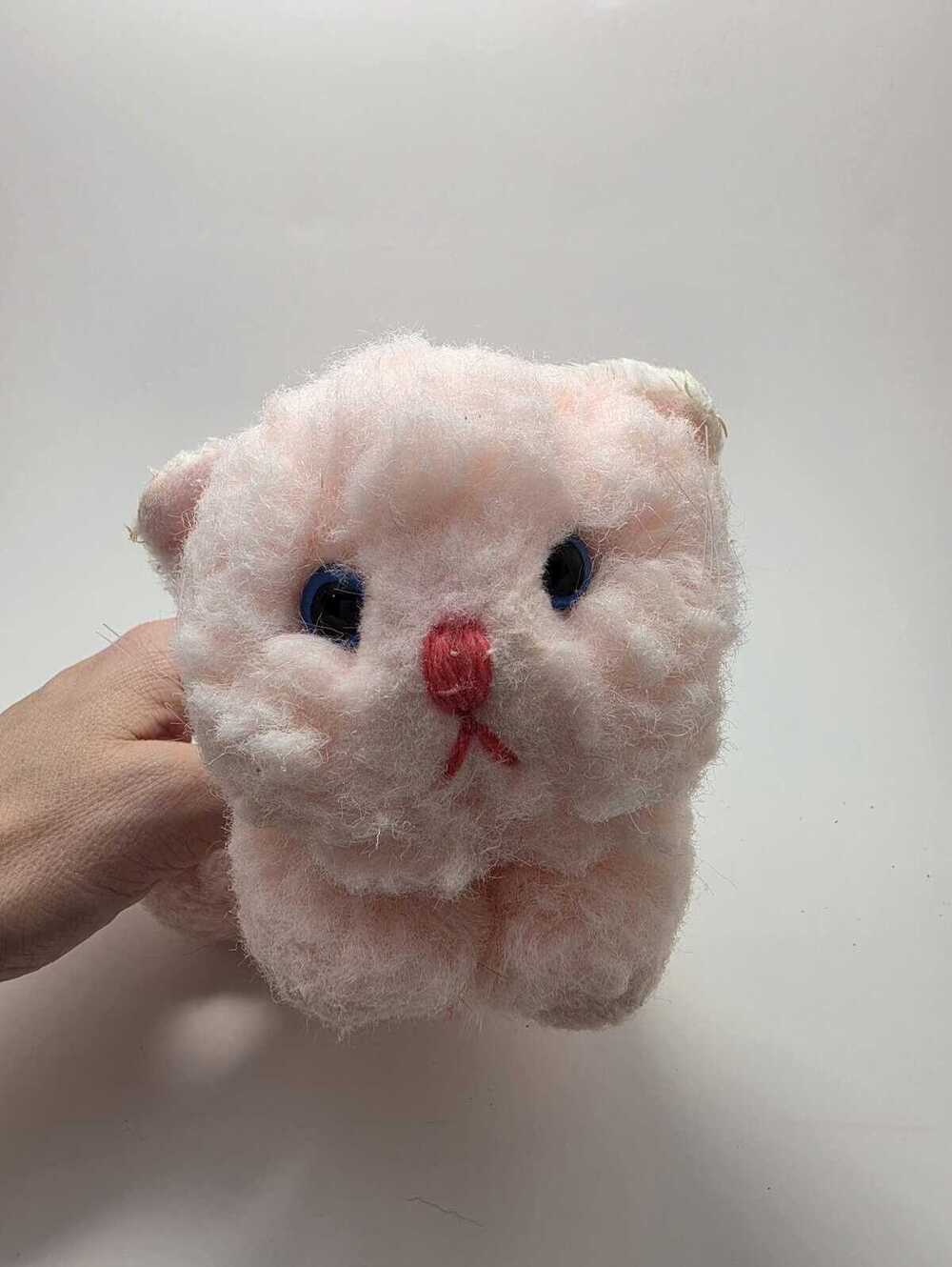 1980 Twinkles Gund Pink Cat Plush Pre Loved, Vintage! (8 inch)